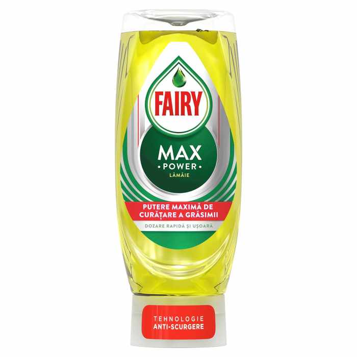 Detergent de vase Fairy Max Power Lamaie, 450 ml [1]