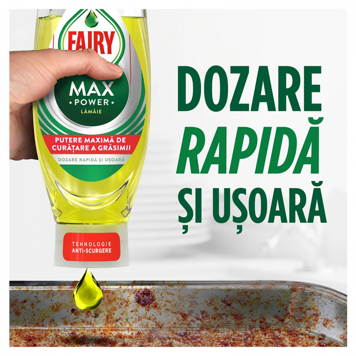 Detergent de vase Fairy Max Power Lamaie, 450 ml [2]