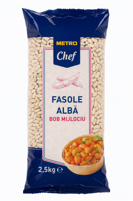 Fasole Alba cu Bob Mijlociu, Metro Chef, 2.5 Kg-VivoMarket.ro [1]