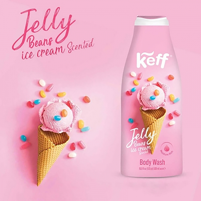 Gel de dus KEFF cu parfum de inghetata de jeleuri, 500 ml [2]