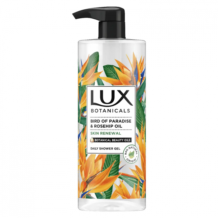 Gel de dus LUX BOTANICALS cu Pasarea Paradisului si Ulei de Macese, 500ml [1]