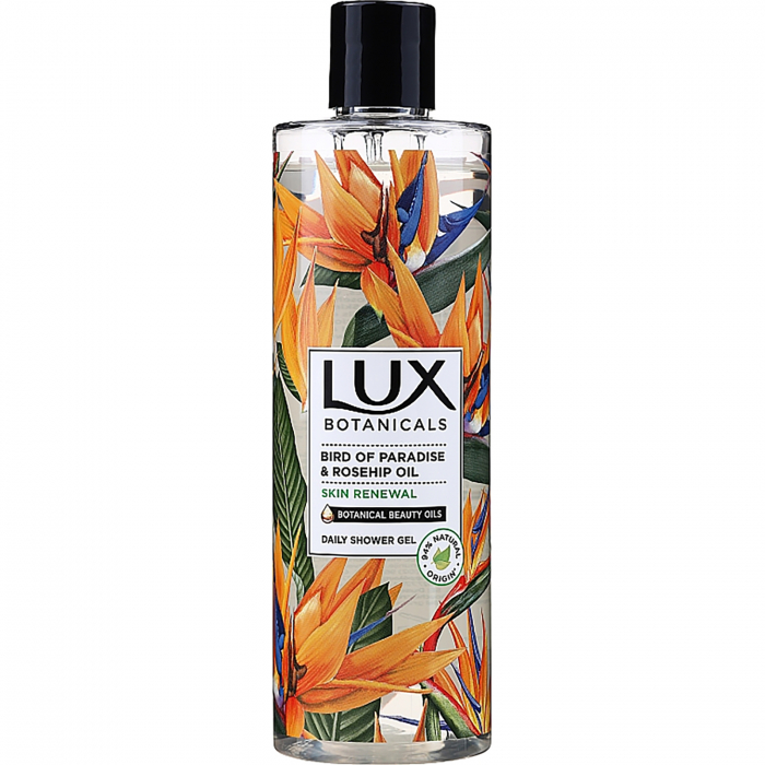 Gel de dus LUX BOTANICALS cu Pasarea Paradisului si Ulei de Macese, 500ml [1]