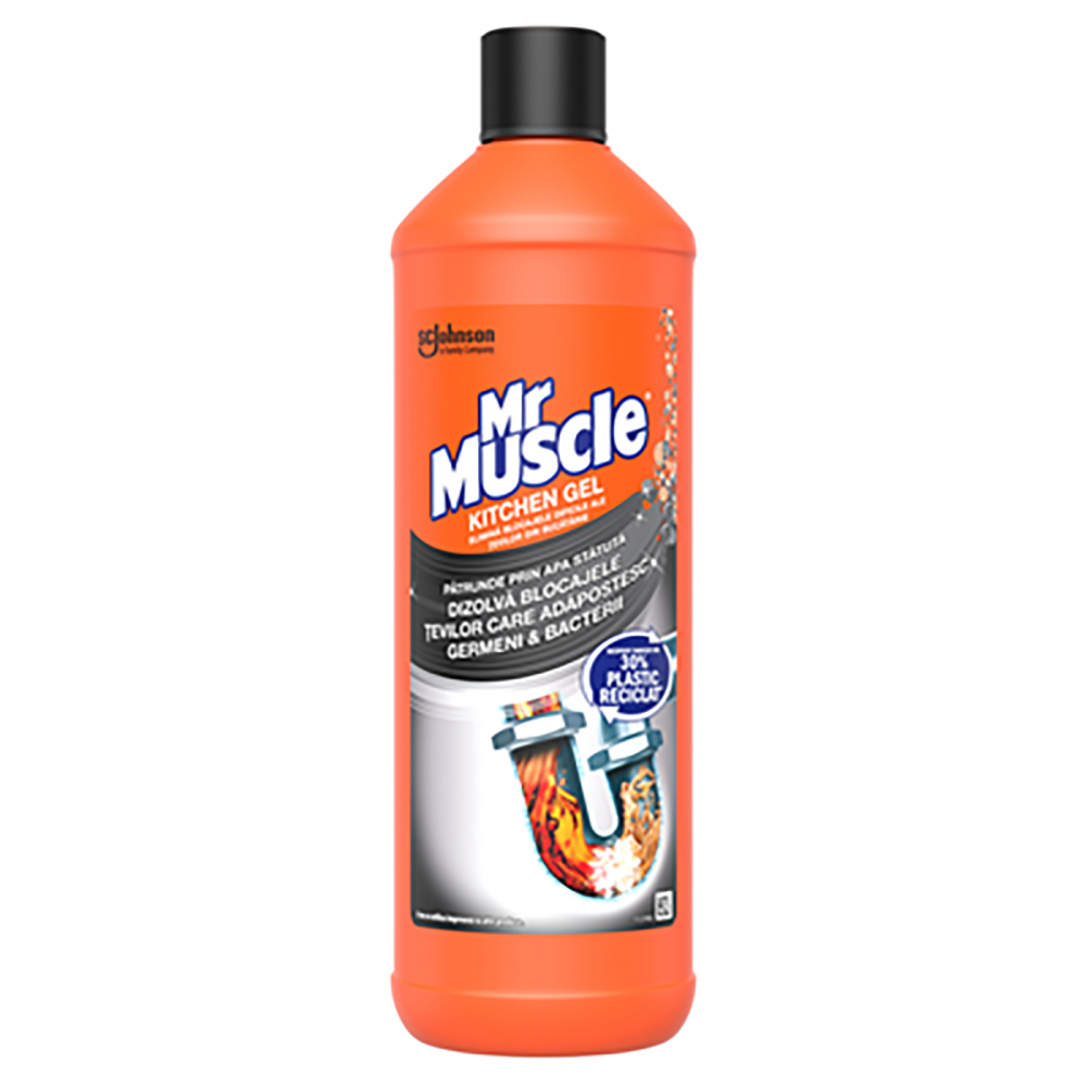 Gel pentru desfundarea tevilor Mr.Muscle, bucatarie, 1000ml [1]