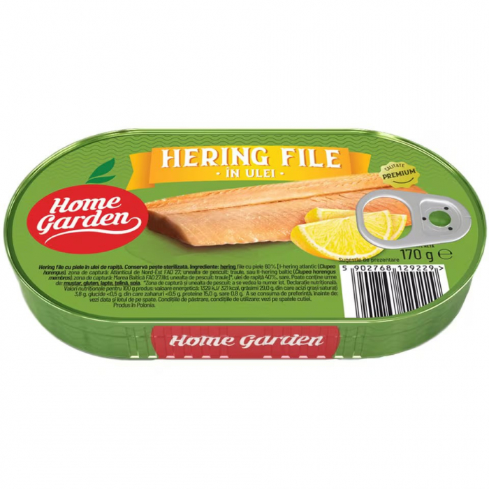 Hering File in Ulei, Home Garden, 170 g-Vivomarket.ro [1]