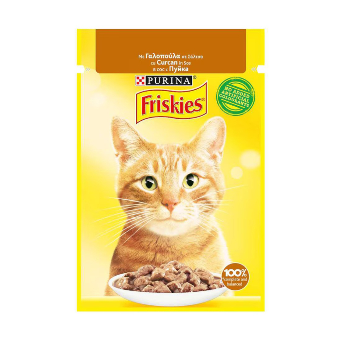 Hrana umeda pentru pisici Friskies Adult, Curcan in Sos, 26 x 85 g [1]