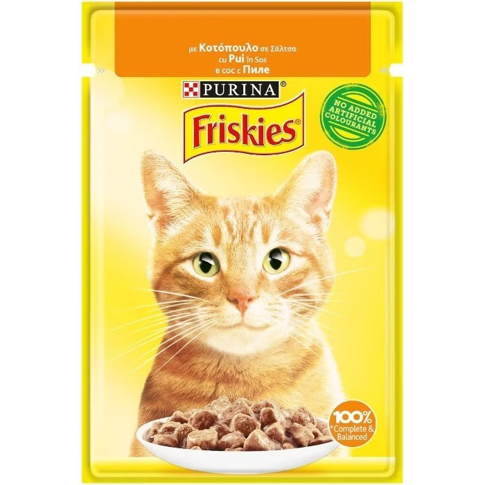 Hrana umeda pentru pisici Friskies Adult, Pui in Sos, 26 x 85 g [1]