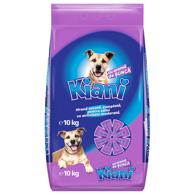 Hrana Uscata cu Aroma de Sunca Talie M/L, 10 Kg, Kiani [2]
