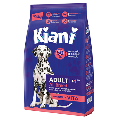 Hrana Uscata cu Aroma de Vita Talie M/L, 10 Kg, Kiani [2]