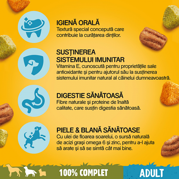 Hrana uscata pentru caini Pedigree Adult cu vita si legume 12Kg [3]