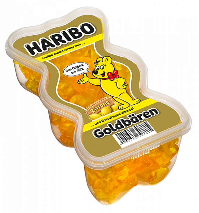 Jeleuri Haribo Golbaren cu aroma de Lamaie, in forma de ursulet, 450 g [1]