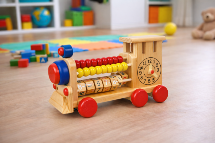 Jucarie din Lemn - Locomotiva-Vivomarket.ro [2]