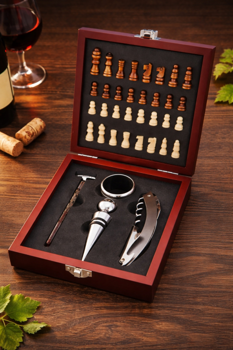 Kit de Accesorii pentru Vin + Sah-Vivomarket.ro [2]
