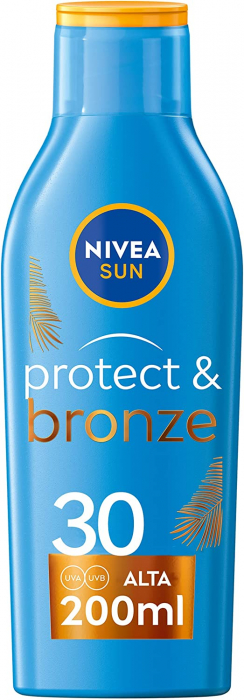 Lotiune de protectie solara si bronzare Nivea Sun Protect & Bronze, SPF 30, 200 ml [1]