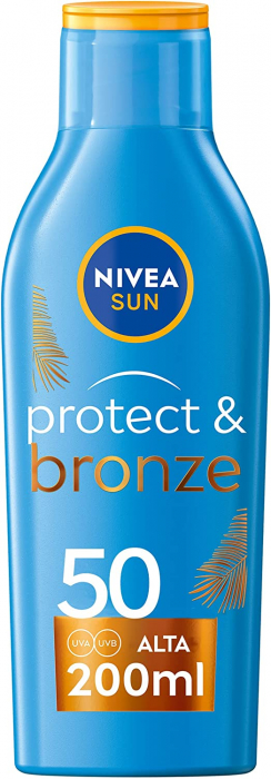 Lotiune de protectie solara si bronzare Nivea Sun Protect & Bronze, SPF 50, 200 ml [1]
