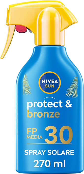 Spray cu protectie solara Nivea Protect & Bronz trigger SPF 30, 270 ml [1]