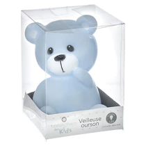 Lumina de veghe,baterii, Set 3 Teddy Bear, Roz,alb,albastru, Atmosphera [4]