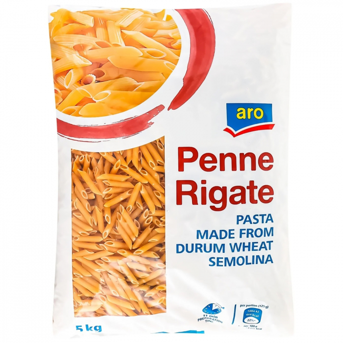 Paste Penne rigate, Aro, 5 kg [1]