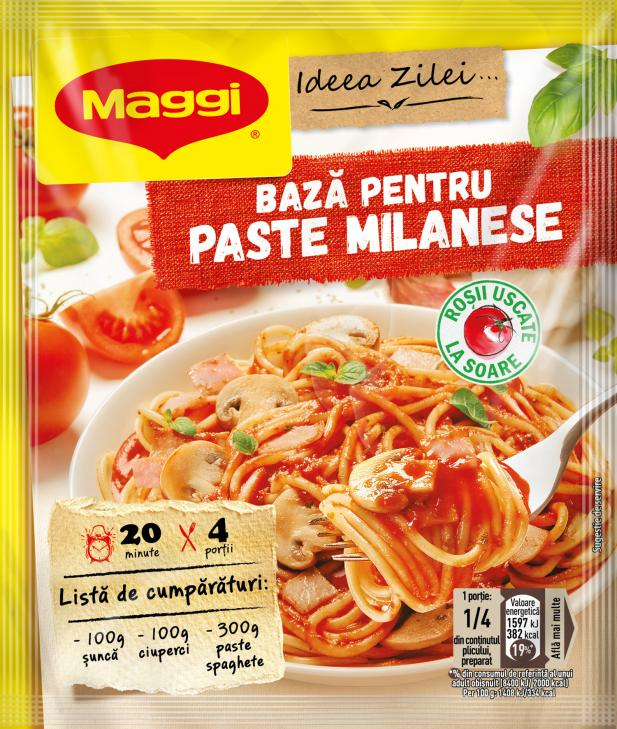 Maggi Ideea Zilei, Paste Milanese, 4 x 45g-Vivomarket.ro [1]