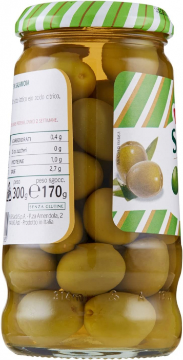 Maslive verzi cu samburi OlivOli, Saclà, 300 g [2]