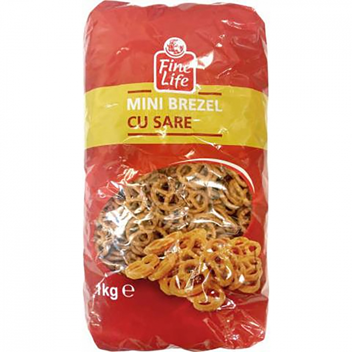 Mini Brezel cu Sare Fine Life, 1 kg [1]