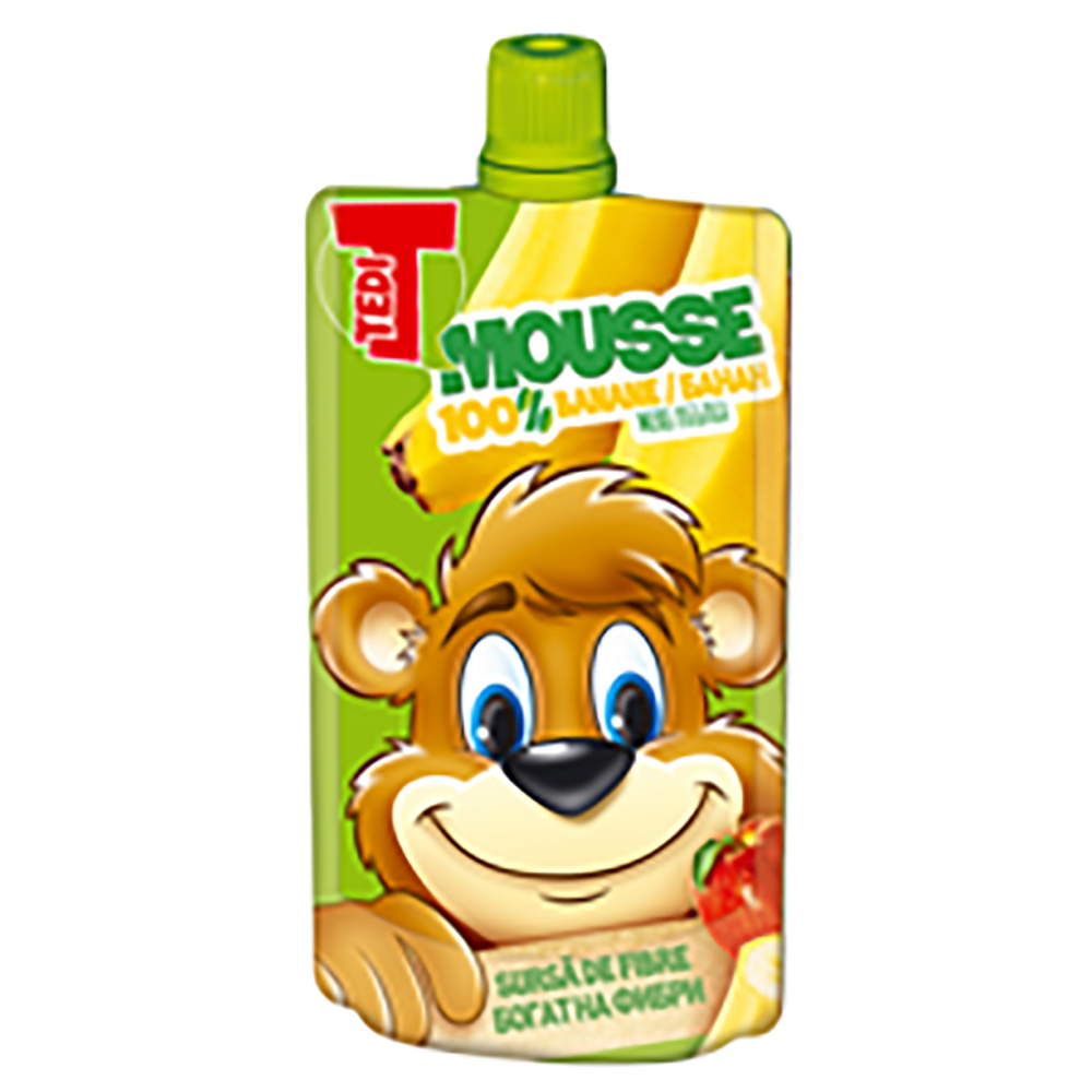 Mousse Banane, 12 x 100 g, Tedi [1]