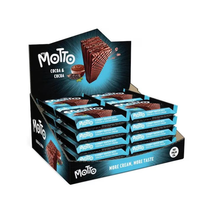 Napolitane cu Cacao, MY MOTTO, 20 x 30 g-Vivomarket.ro [2]