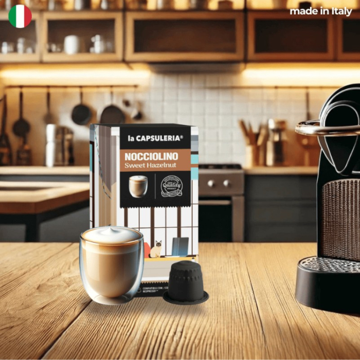 Nocciolino Crema de Alune, 10 capsule compatibile Nespresso - Capsuleria [2]