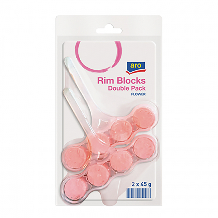 Odorizant toaleta, Aro Rim Blocks, Floral, 2x45 g [1]