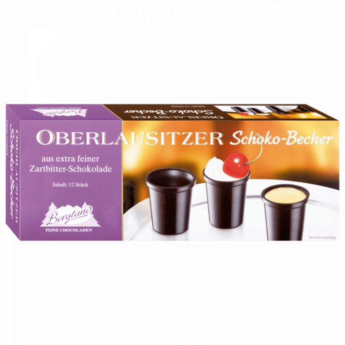 Pahare din ciocolata neagra, 12 Buc, 125 g [1]