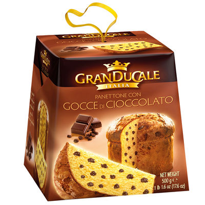 Panettone cu Fulgi de Ciocolata si Unt 500 g , Granducale [1]