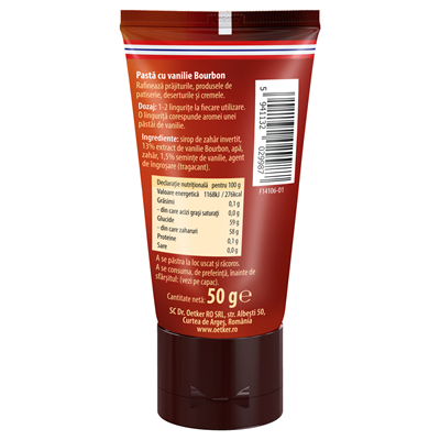 Pasta cu vanilie Bourbon, Dr. Oetker, 50 g-Vivomarket.ro [2]