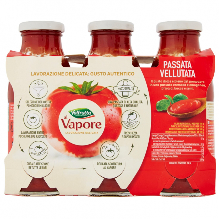 Pasta de rosii Al Vapore, Valfrutta, 3x350 g [2]