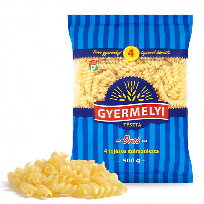 Paste Fainoase Gyermelyi Spirale, Fusilli, 500 g [2]
