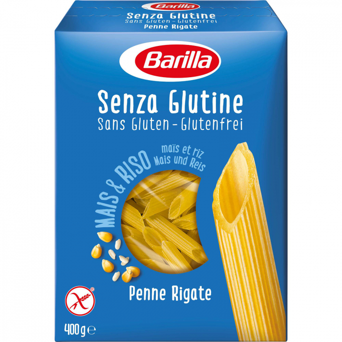 Paste lungi fara gluten penne rigate Barilla, 400g [1]
