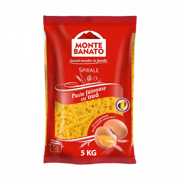 Paste Spirale, Fusilli, Monte Banato, 5 Kg [1]