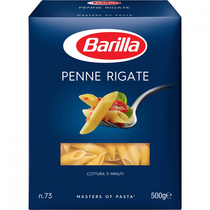 Paste Penne rigate, nr. 73, Barilla , 500 g [1]