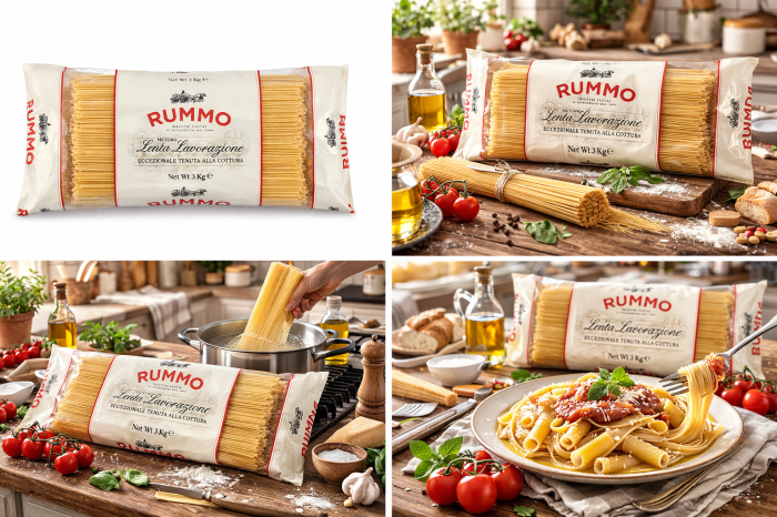 Paste Rummo Spaghetti Grossi Semola nr. 03, 3 kg [3]