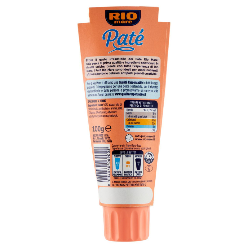 Pate de Ton Rio Mare 100 g - Gust Autentic si Cremozitate Delicioasa [2]