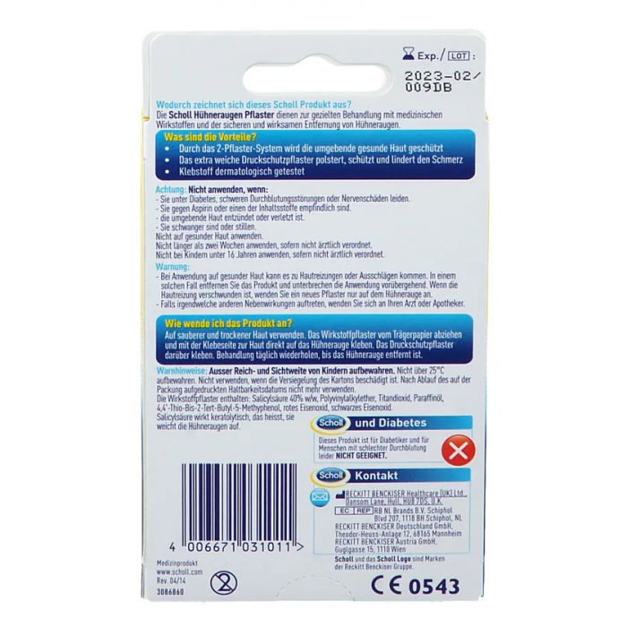 Plasturi pentru indepartarea bataturilor, Scholl, 4 bucati [3]