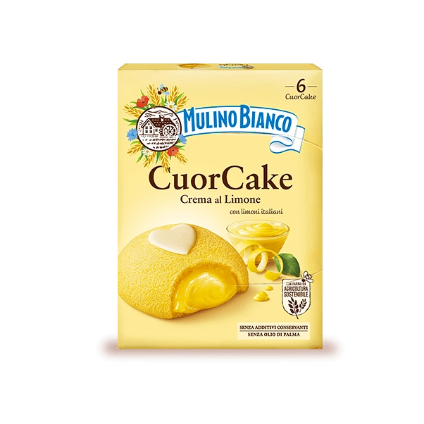Prajitura cu crema de lamaie, CuorCale, Mulino Bianco, 6 buc. 210 g [2]