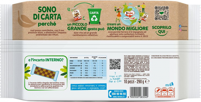 Prajitura Kinder Pan e Cioc, 10 x 29 g [3]