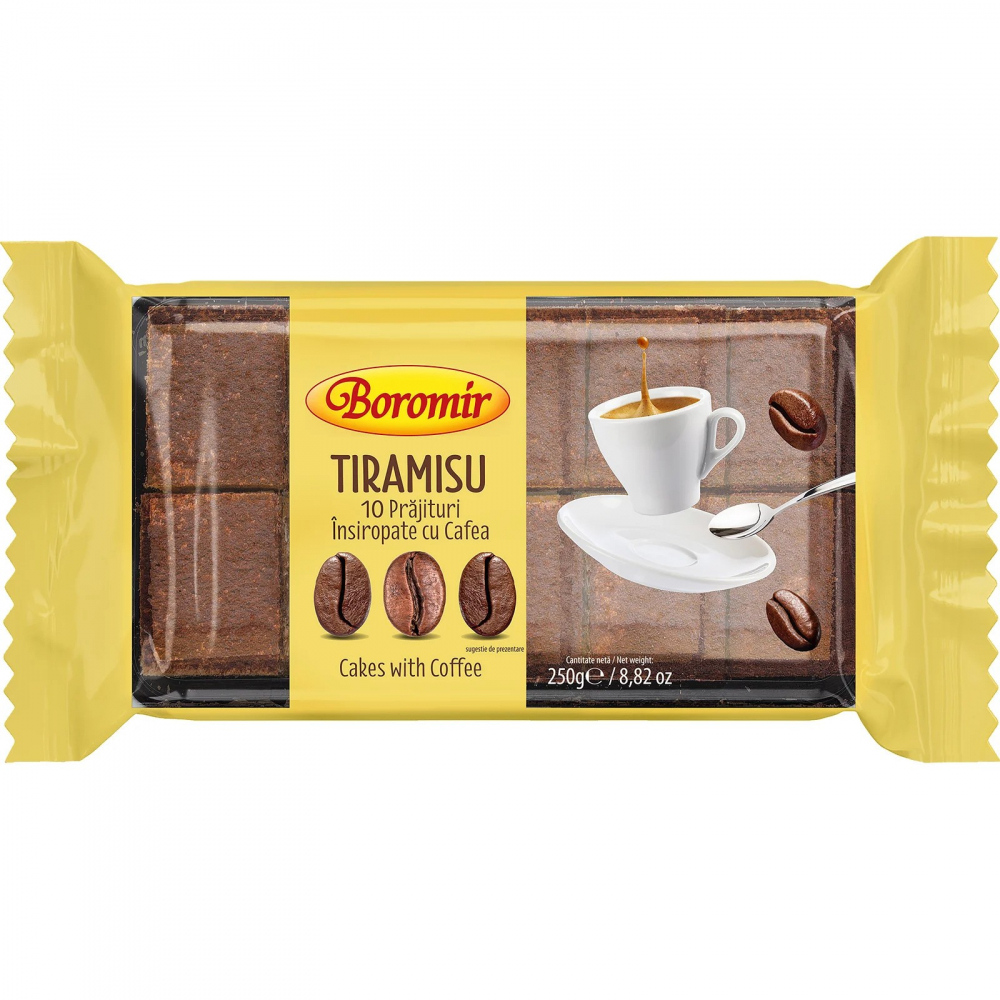 Prajitura Tiramisu, Boromir, 250 g-Vivomarket.ro [1]