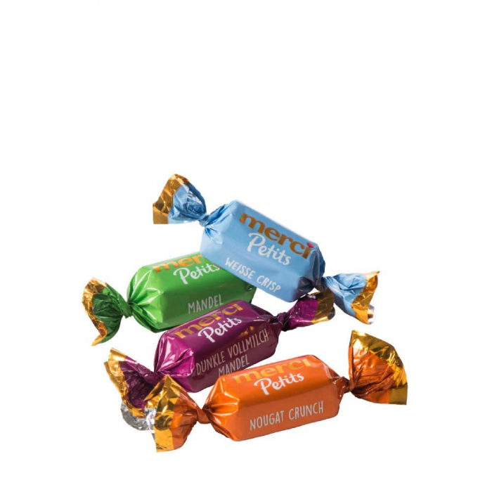 Praline asortate de ciocolata Merci Petits Crunch, 125g [2]