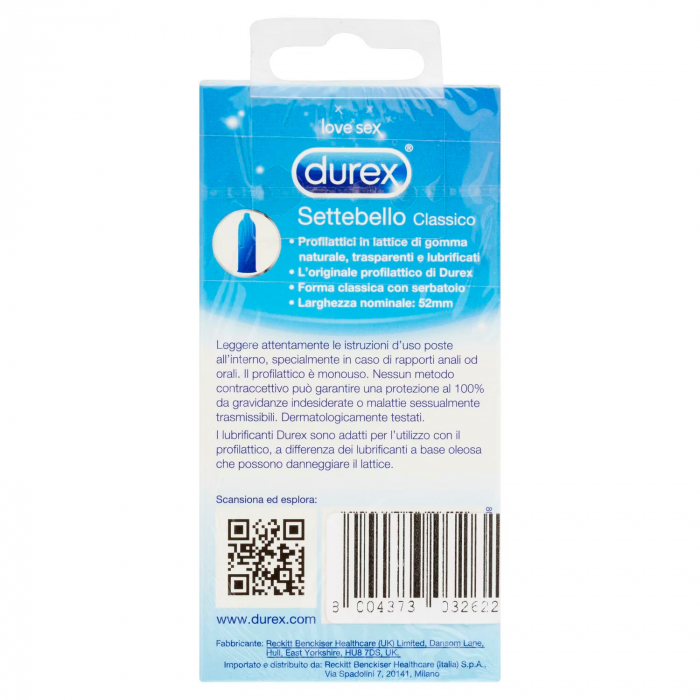 Prezervative Durex, Settebello, Classico, 12 buc [2]