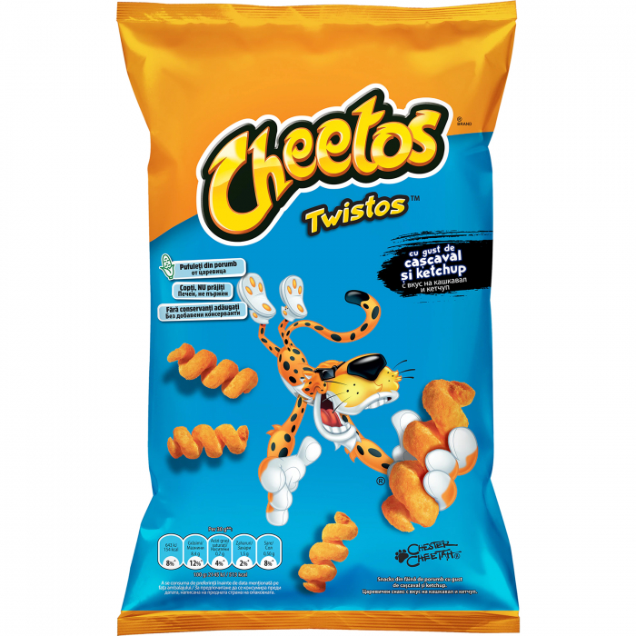 Pufuleti Cheetos cu gust de Cascaval si Ketchup, 70 g [1]