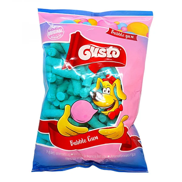 Pufuleti cu Aroma Bubble Gum, 9 x 80 g, Gusto [2]