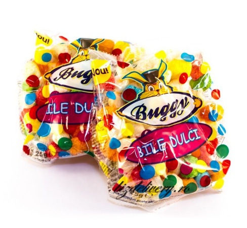 Pufuleti Bile Dulci , bax, 30 x 25 g, Buggy [2]