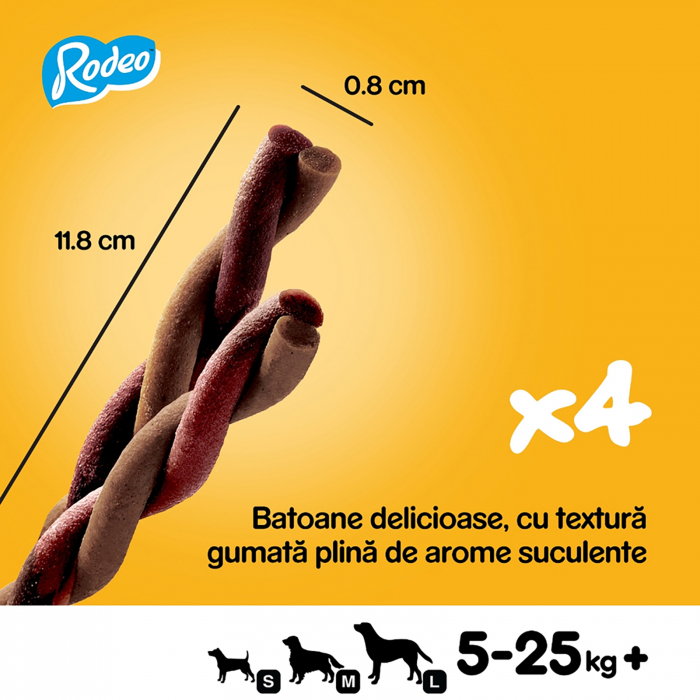 Recompense pentru caini Pedigree Rodeo, Vita, 70g [2]