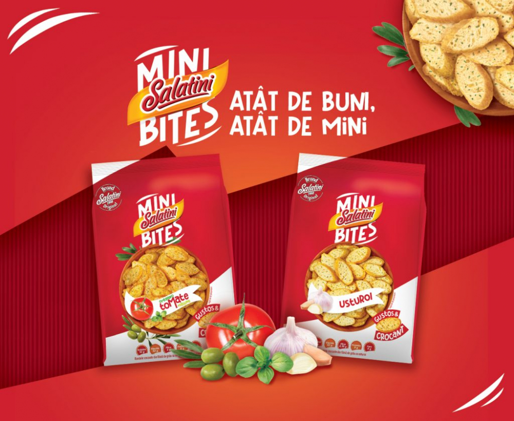 Salatini Mini Bites cu Usturoi 14 x 80 g [3]