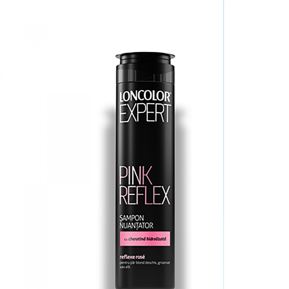 Sampon nuantator Loncolor Expert Pink Reflex pentru par blond, grizonat si alb, 250 ml [1]